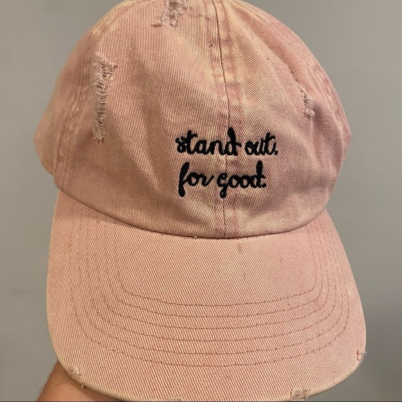 Stand Out For Good Pink Baseball Cap - Picture 10 of 13